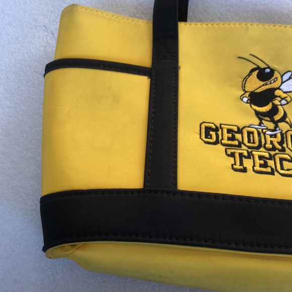 Sandol Georgia Tech collegiate purse Handbag embroidered-tore bag - Picture 3 of 12